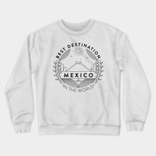 Mexico Minimal Badge Design Crewneck Sweatshirt